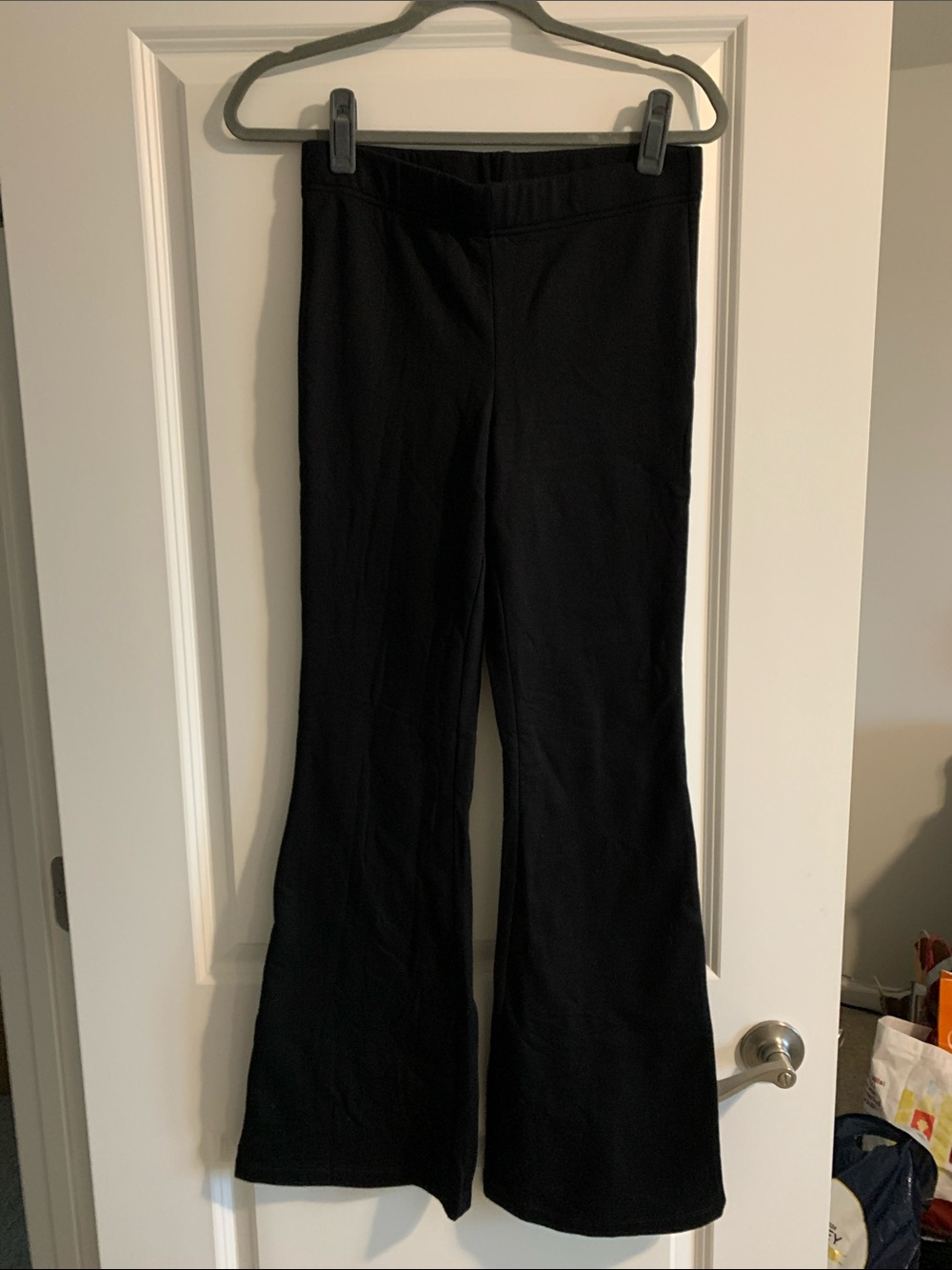 NWT Old Navy Fleece-Lined Women's Black Flared Pants